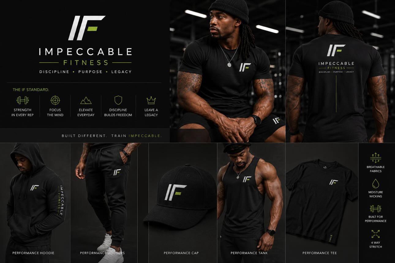 Impeccable Fitness apparel collection